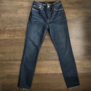 J.Crew Curvy Toothpick Jeans with Raw Hem Size 27